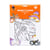 Kit 4 masques + gommettes Halloween - Créalia