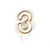 Bougie contour doré 3 - Créalia