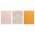 Carnets A6 x3 - 64 pages - Rose et Jaune - Cultura
