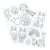 Feuilles de plastique créatif translucides pré-imprimées x2