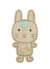 Lapin en bois à suspendre - 20 cm - Créalia enfants
