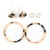 Kit boucles d'oreilles - Écaille - Acier inoxydable - Créalia