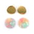 Kit boucles d'oreilles - Vert d'eau - Acier inoxydable - Créalia