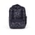 Sac de cours Cultura - Fleuri noir - 2 compartiments