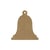 Cloche à suspendre Gomille - Bois - 8 cm