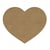 Support en bois à décorer Gomille - Cœur - 12 x 10 cm