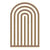 Support en bois à décorer Gomille - arche - 6 MM - 8x12 CM - certifié PEFC 100%