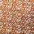 Coupon de tissu en viscose imprimée - 100 x 150 cm - rouille - Domotex