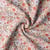 Coupon de tissu en coton imprimé - 100 x 150 cm - rose -Domotex