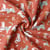Coupon de tissu en coton imprimé - 100 x 150 cm - rouge - Domotex