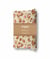 Tissu en gaze de coton Domotex - 200 x 130 cm - motif léopard - Beige / Rose