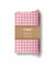 Tissu en double gaze de coton Domotex - 200 x 125 cm - Vichy blanc cassé