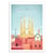 Affiche Visit Barcelona - 30X40 cm
