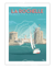 Affiche La Rochelle "Vieux Port" - 30 x 40 cm 