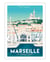Affiche Marseille "Le Vieux Port" - 30 x 40 cm
