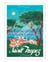 Affiche Saint-Tropez "The FrenchRiviera" - 30 x 40 cm
