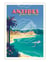Affiche Antibes "Juan-Les-Pins"- 50 x 70 cm