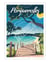 Affiche Porquerolles " Plage Notre Dame"- 30 x 40 cm
