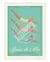 Affiche Bain de mer "Les Côtes"- 30 x 40 cm