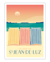 Affiche Saint-Jean-de-Luz - Les tentes - 50 x 70 cm