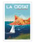 Affiche La Ciotat "Bec de l'aigle" - 50 x 70 cm