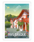 Affiche Pays Basque "Village Basque" - 30 x 40 cm 