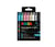 Lot de 8 marqueurs acryliques à base d'eau pointes extra-fines calibrées - Posca - Métallique