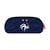 Trousse rectangulaire 2 compartiments La Plume Dorée - Bleu - FFF