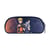 Trousse rectangulaire 2 compartiments La Plume Dorée - Bleu marine - Naruto Shippuden