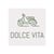 Écusson transfert thermo-adhésif -  Petit modèle - Scooter avec "Dolce Vita"