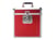 Flight case 25 lp rouge