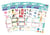 1 Pack de stickers + étiquettes - Study - 9 x 17 cm - Modèles assortis