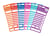 Pack d'étiquettes Global Gift - My Tag - Modèles aléatoires - 8 x 15,5 cm - Vendu à l'unité