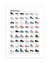 Affiche 50x70 bourdereau sneakers