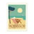 Affiche 50x70 "hossegor cote d argent"