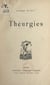 Théurgies
