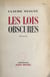Les lois obscures