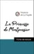 Analyse de l'œuvre : La Princesse de Montpensier (résumé et fiche de lecture plébiscités par les enseignants sur fichedelecture.fr)