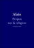 Propos sur la religion