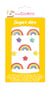 Lot de 10 décorations en sucre ScrapCooking® - Rainbow - 6 g