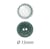 Boutons nacrés -  x 4 -  15 mm - Vert