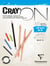 Papier à dessin Cray'On Clairefontaine - Papier à dessin - A5 - 50 feuilles - blanc extra
