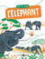 Suis du doigt l'éléphant