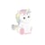 Set de 8 invitations - baby licorne
