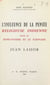 L'influence de la pensée religieuse indienne dans le romantisme et le Parnasse, Jean Lahor - Suivi de Les sources orientales de Jean Lahor