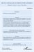 Revue congolaise de droit et des affaires - (janvier/février/mars 2012)