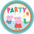8 Assiettes rondes - Peppa Pig - 23cm