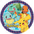 8 Assiettes - Pokemon - 23 cm
