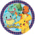 8 Assiettes - Pokemon - 23 cm