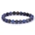 Bracelet Boule - 08 mm en pierre naturelle de Sodalite